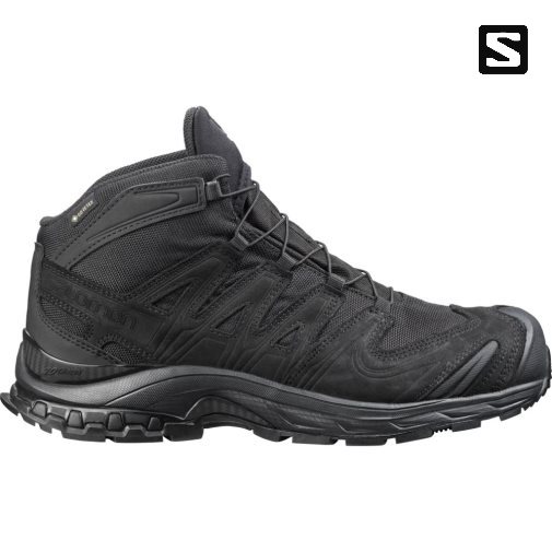 Botas Tácticas Salomon Xa Forces Mid GTX EN Hombre Negros | MX PISW091